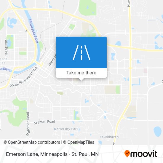 Emerson Lane map