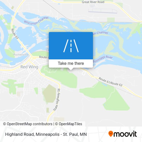 Highland Road map