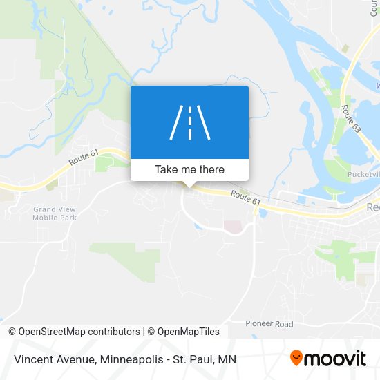Vincent Avenue map