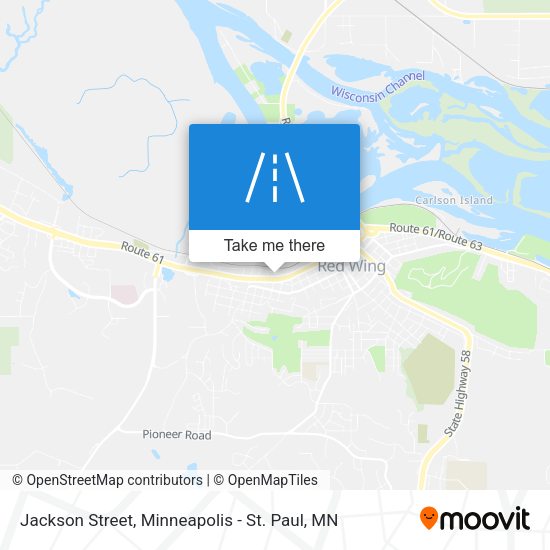 Jackson Street map
