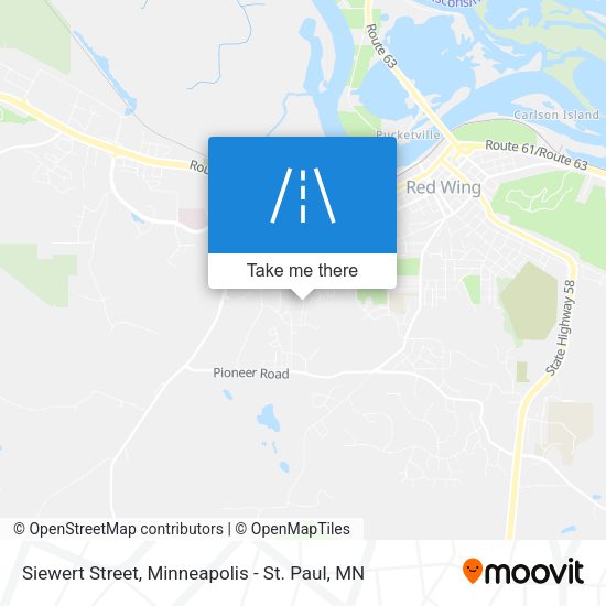 Siewert Street map