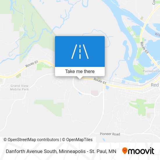 Mapa de Danforth Avenue South