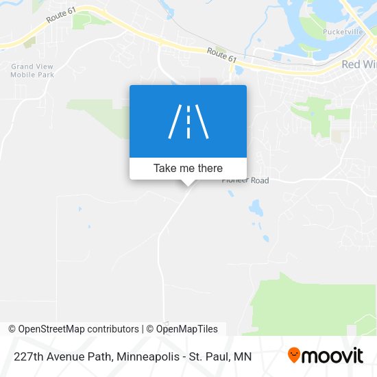 227th Avenue Path map