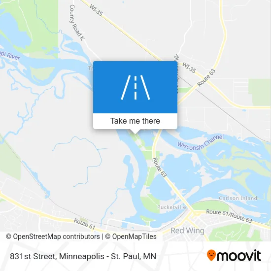 Mapa de 831st Street