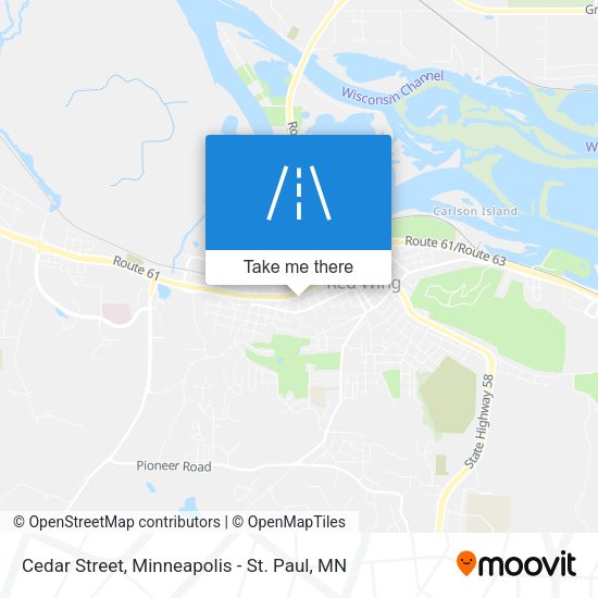 Mapa de Cedar Street