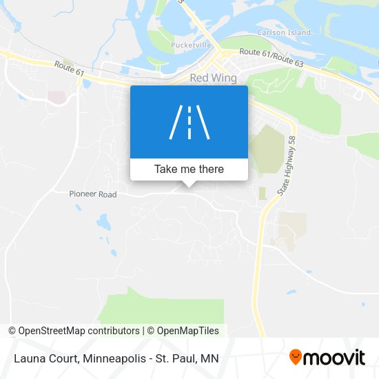 Launa Court map