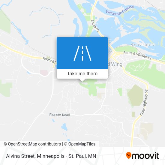Alvina Street map