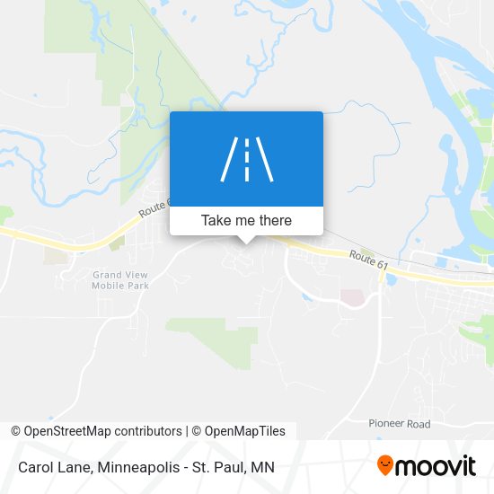 Carol Lane map