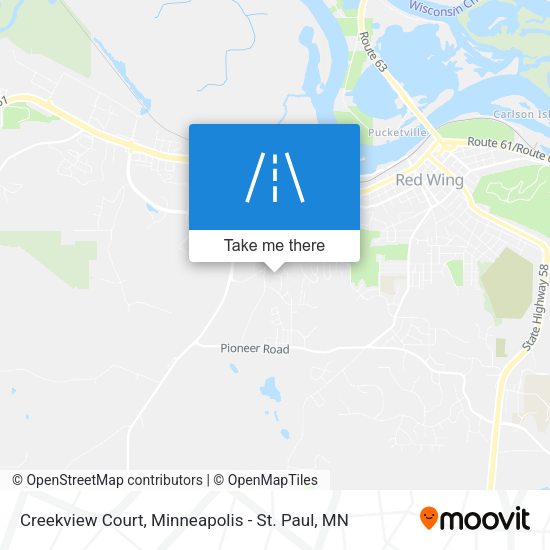 Creekview Court map