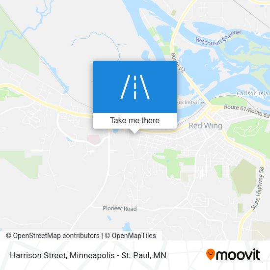 Harrison Street map