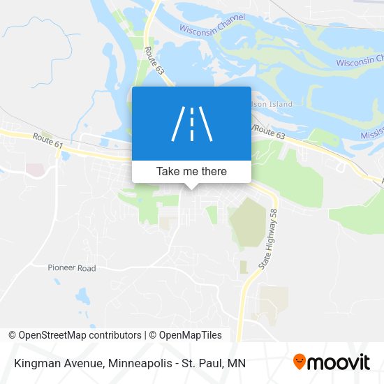Kingman Avenue map