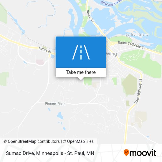 Sumac Drive map