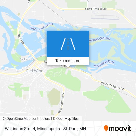 Mapa de Wilkinson Street