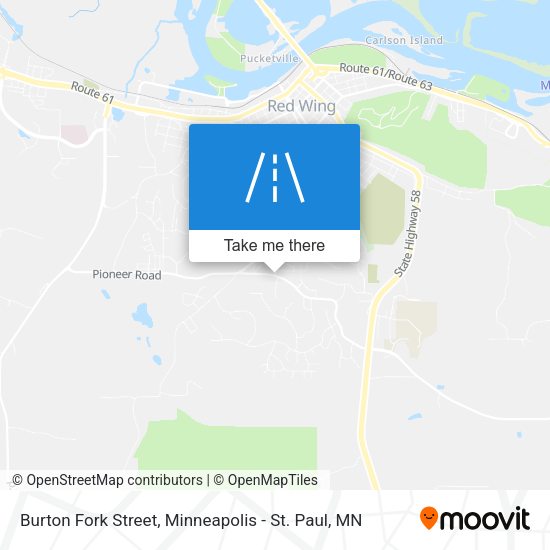 Mapa de Burton Fork Street