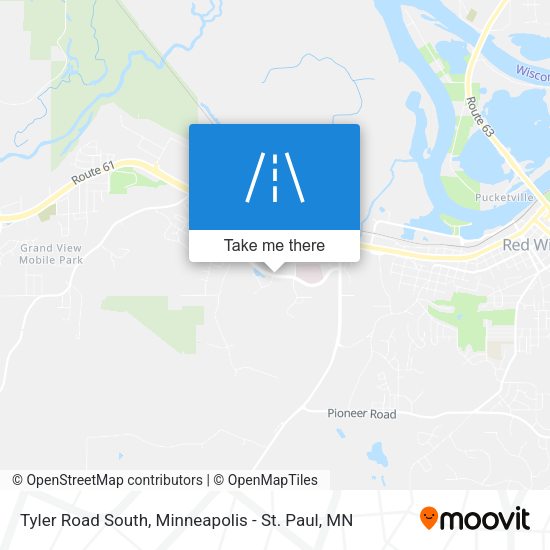Tyler Road South map