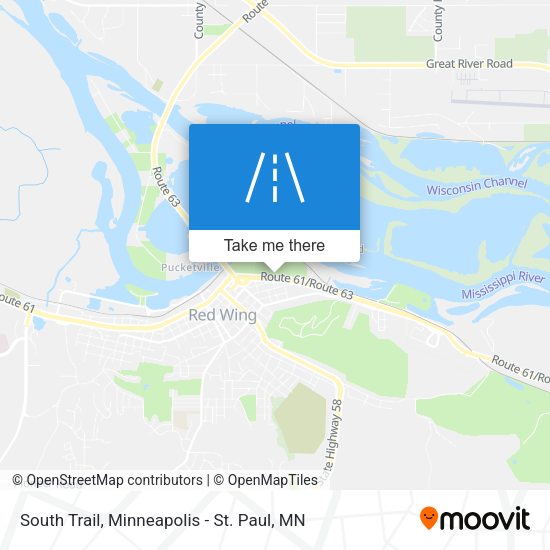 Mapa de South Trail