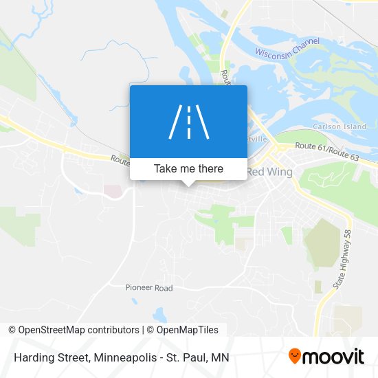Harding Street map