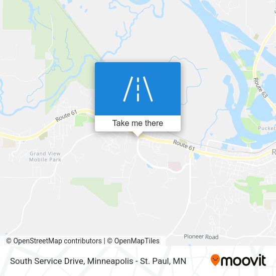 Mapa de South Service Drive