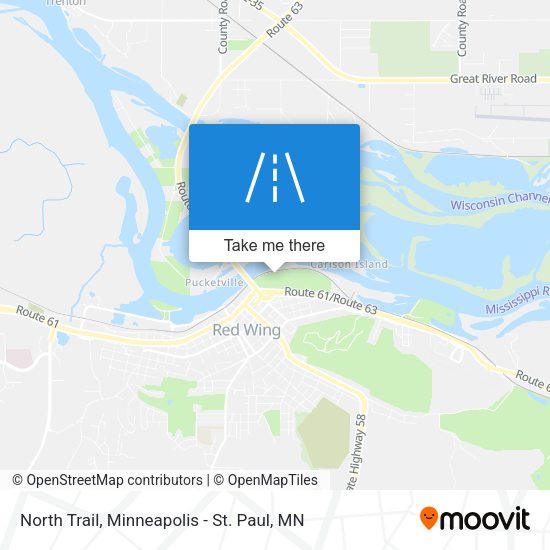 North Trail map