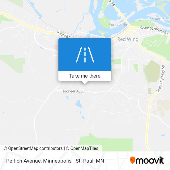 Perlich Avenue map