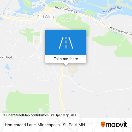 Mapa de Homestead Lane