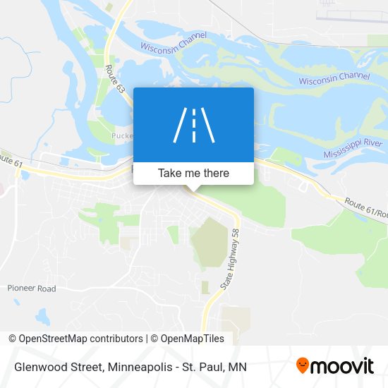 Mapa de Glenwood Street