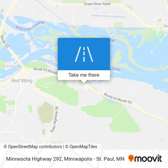 Mapa de Minnesota Highway 292