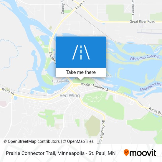 Mapa de Prairie Connector Trail