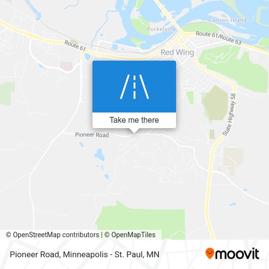 Mapa de Pioneer Road