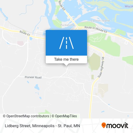 Lidberg Street map