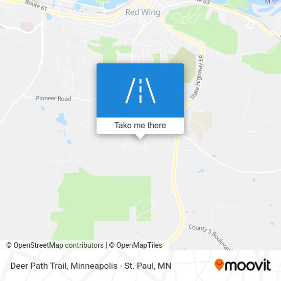 Mapa de Deer Path Trail