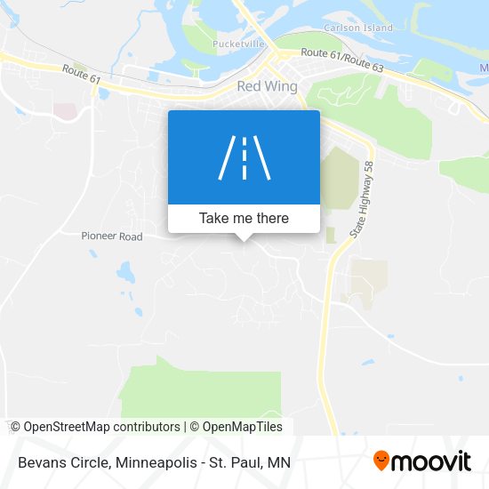 Bevans Circle map