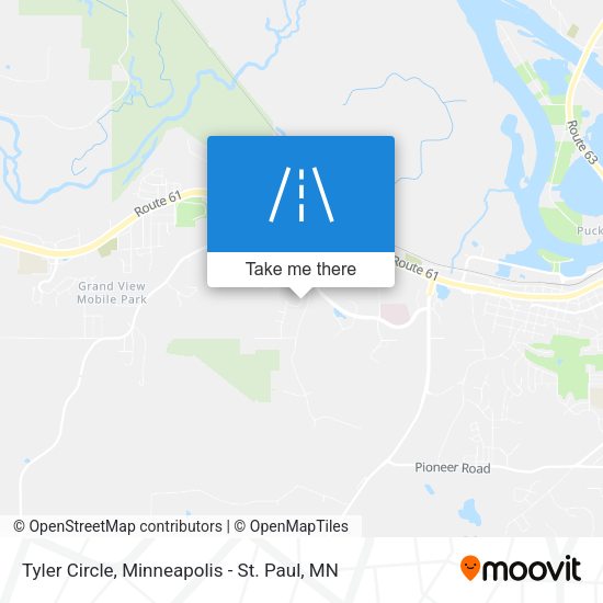 Tyler Circle map