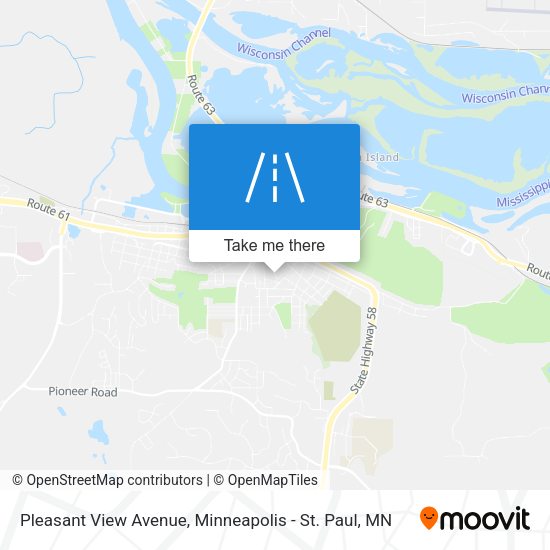 Pleasant View Avenue map