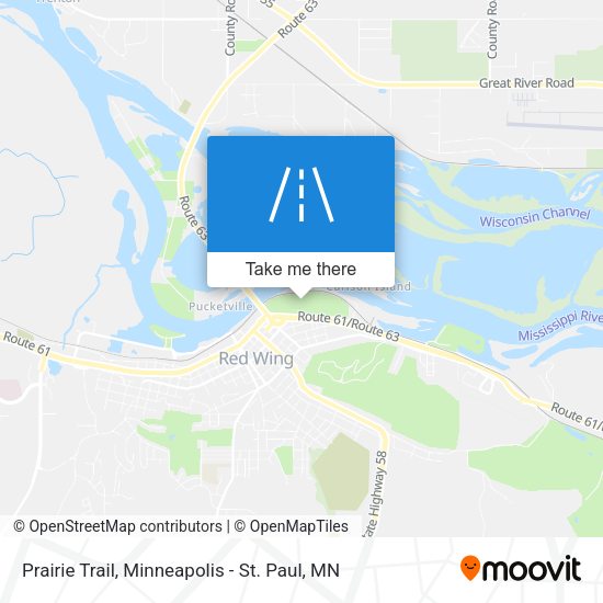 Prairie Trail map