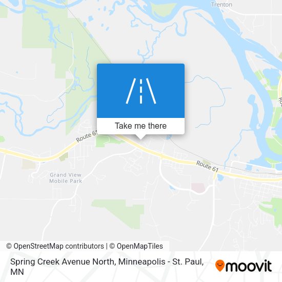Spring Creek Avenue North map