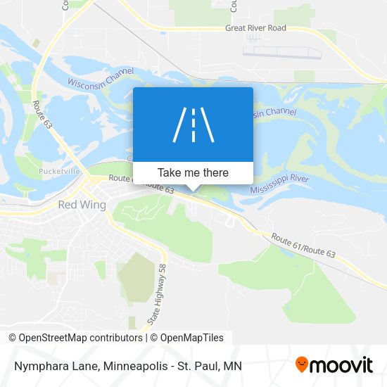 Mapa de Nymphara Lane