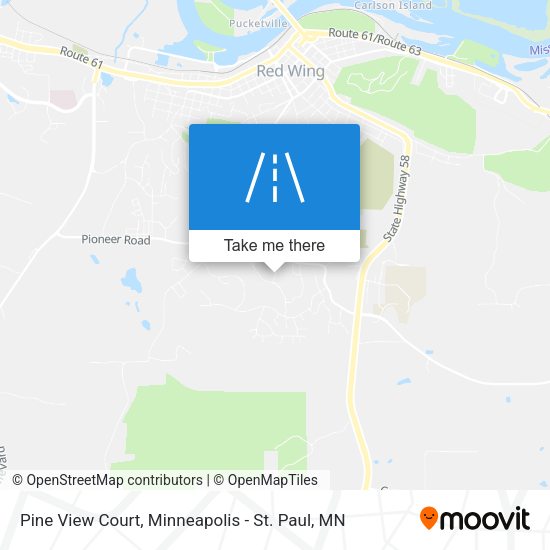 Pine View Court map