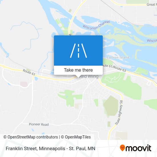 Mapa de Franklin Street