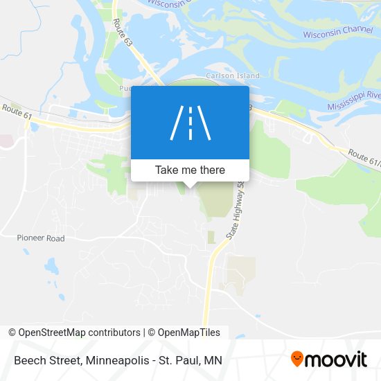 Beech Street map