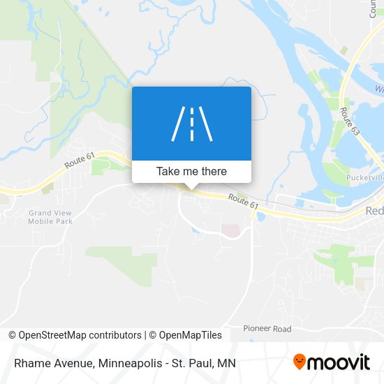 Rhame Avenue map
