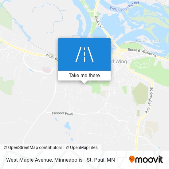 Mapa de West Maple Avenue