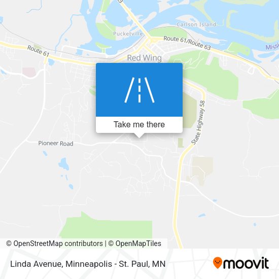 Linda Avenue map
