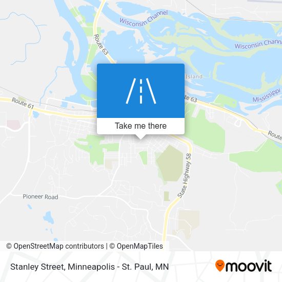 Stanley Street map