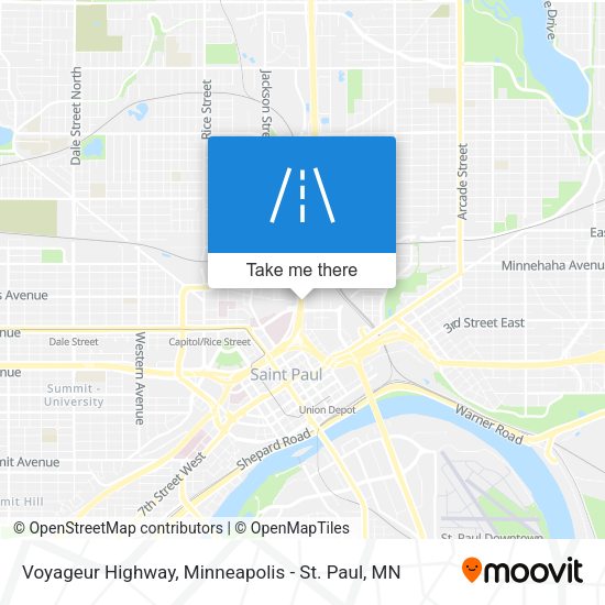 Mapa de Voyageur Highway