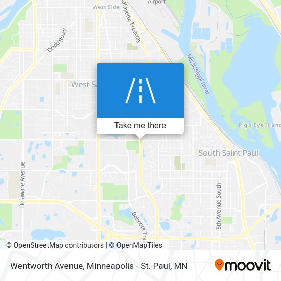 Wentworth Avenue map