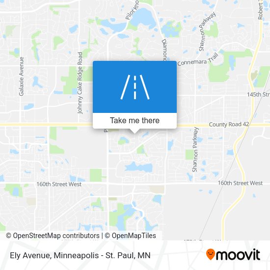 Ely Avenue map