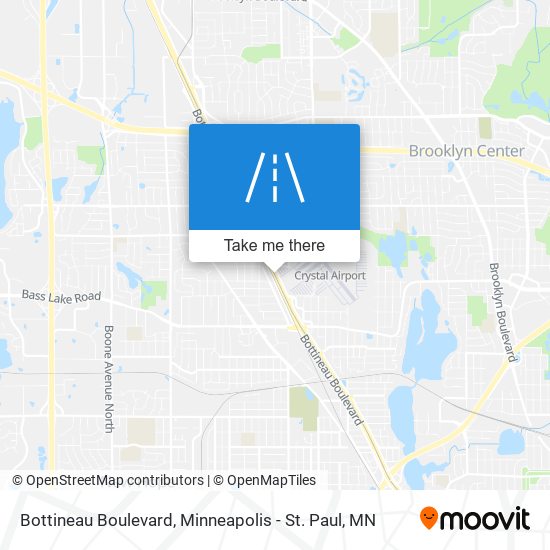 Mapa de Bottineau Boulevard