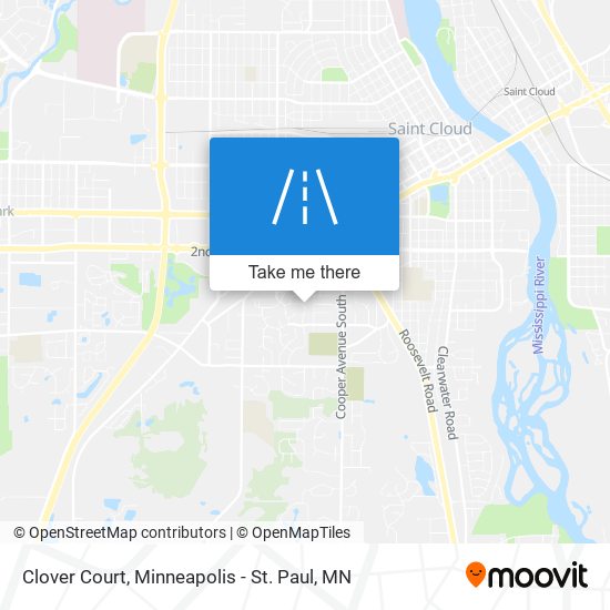 Clover Court map