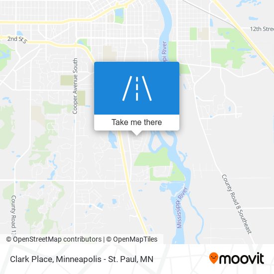 Clark Place map